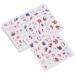 Non toxic Beautiful Nail Art Sticker Nail Decal for Woman Girl Home Use Nail Salon - Buy Online on GoSupps.com