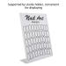 Nail Stand for 50 Cells - Nail Polish Display & Art Sample Color Cards - Transparent & Natural Colors - Buy Online on GoSupps.com