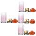 POPETPOP 4 Sets Nail Holder Nail Display Stand Magnetic Small Beard Comb Tool Stand Nail Art Training Stand Fake Nail Tip Stand Manicure Metal Ceramics Exercise Rack