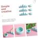 FRCOLOR 2 Sets Nail Art Brush Cup Nail Art Supplies Nail Brush Holders Nail Soaking Bowl Nail Soak off Bowl Gel Pens + Pencil Candlestick Holders Mini Crown Clip Make up Plastic Pen Holder - Buy Online on GoSupps.com