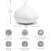 Asakuki 300ml Essential Oil Diffuser - Premium Ultrasonic Aromatherapy Humidifier with 7-Color LED Light BPA-Free for Spa Bedroom & Office - International Shipping Available - Buy Online on GoSupps.com