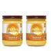 Nutiva Organic Coconut Oil with Non-Dairy Butter Flavor, 14 Ounce (Pack of 2), USDA Organic, Non-GMO, Whole 30 Approved, Vegan & Gluten-Free, Plant-Based Replacement for Butter 14 Fl Oz (Pack of 2)