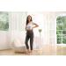 ZUMIY Maternity Lounge Pants - Over the Belly Stretchy Activewear with Pockets - M Grey - Buy Online on GoSupps.com