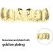 Halloween Hip Hop Teeth Hip Hop Tooth Brass Gold-plated Ion Plating for Outdoor Activities for Party for Home for Concert(gold) - Buy Online on GoSupps.com
