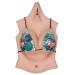 High collar half -length silicone breast shapes fake breast breasts. Suitable for Halloween Christmas mastectomy prosthesis Christmas weddings cosplay (color: ivory white size: e 1860g) E 1860g ivory white