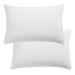 Juskys pillow 40x60 cm for bed - 2 -Set pillow with memory foam filling - pillow filling breathable - cover washable - bed pillow white 40 x 60 cm