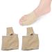 Toe separator corrector bale toe corrector with gel pillows protection for large toes hallux valgus bandage for bale to relieve pressure and pain 2 pieces
