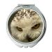 Mirror Compact Mirror owl e juice white owl is angry wallpaper pocket mirror portable mirror