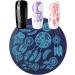 Encomy Nail Art Stamping Kit - DIY Manicure Tool with Clear Nail Stamp & Pressure Templates for Stunning Nail Designs - Buy Online on GoSupps.com