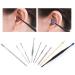 Stainless Steel Ear Wax Picker Kit - 9pcs Spiral Design for 360 Degree Cleaning - Buy Online on GoSupps.com