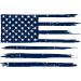 Lasting 1-2 Weeks usa Juice Ink Temporary Tattoo Semi Permanent for Adults Woman American Distressed Flag Usa Grunge Patriotic Symbol Stoke Navy Blue that Look Real Men Women Chest Neck Arm (4 Sheets)