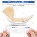 Haofy Heel Cushion Gel Holders - 2 Pairs of Self-Adhesive Silicone Inserts for Men & Women | Anti-Slip High Heel Pads & Grips for Comfort - Buy Online on GoSupps.com
