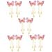 FOMIYES 5 Pairs Hanfu Butterfly Headdress Hanfu Hair Clip Kids Hairpin with Tassel Fabric Hairpin Metallic Hair Clips Hair Barrettes Tassel Hair Clips Alloy Accessories Child Kimono