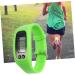 Toddmomy Step Smart Watch - Calorie & Heart Rate Tracker Digital Sport Watch with Silicone Strap for Running & Fitness - Green 24*2.8cm - Buy Online on GoSupps.com