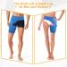 Adjustable Neoprene Hip Brace and Groin Support for Pain Relief and Recovery - Blue - Buy Online on GoSupps.com