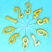 Birthday Candle Cake Number 0-9 | Gold Numeral Candles for Birthday Celebration - Shop Now - Buy Online on GoSupps.com