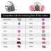 Half Face Respirator Mask with 60923 Filter Reusable Gas Mask with Anti-Fog Goggle Paint Mask for Dust Painting Organic Vapor Epoxy Resin Welding Construction Work Woodworking Chemical Pink (With Goggle) - Buy Online on GoSupps.com