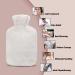 Soft Cover Hot Water Bottle for Babies - 2L Light Beige Christmas Gift - Buy Online on GoSupps.com