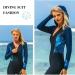 Full Body Scuba Rash Guard UV Swimwear for Men Women - Black XX-Large - Buy Online on GoSupps.com