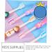 Hapinary 4-Piece Cartoon Children's Toothbrush Set | Ergonomic Manual Travel Toothbrushes | Ideal for Kids | Durable PP Material - Buy Online on GoSupps.com