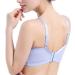 XWSM Cotton Mastectomy Bras with Pockets - Cable-Free Sports Tube Top for Everyday Comfort | Size 42/95D | Blue - Buy Online on GoSupps.com