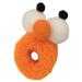 Funny Hair Clips | Ponytail Holders - High Elasticity Big Eyes Funny Hair Ties Girls Daily Hair Accessories For Playful Styles & Firm Grip Orange