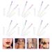 24 Pcs Silicone Lip & Eyeshadow Brush Set - Makeup Supplies for Perfect Lipstick & Eyeshadow Application - Cosmetic Accessories - Buy Online on GoSupps.com