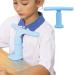 Writing Sitting Posture Corrector - T Shaped Ergonomic Flexible Posture Corrector Non-Slip & Stable Desk Posture Corrector for Home Study School Blue - Buy Online on GoSupps.com