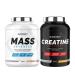 Superset Nutrition | Advanced Mass Gain Program - Mass Advanced 2.5 kg Cookies - Creatine Hardcore 1.5 kg Orange | Gain muscle mass and volume in just 4 weeks