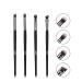 MSQ Eye brush brush set make -up eyeshadow brush set make -up blender brush brush set eyes brush set blending brushes blending eye brush set make -up brush set eyes eyeshadow brush (silver) black