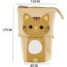 Mzshne Cat Pencil Holder - Colorful Canvas Telescopic Organizer for Kids & Students | International Shipping Available - Buy Online on GoSupps.com