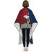 Unisex Barber Cape - North Carolina Flag Hair Cutting Cape with Adjustable Neck for Hairdressers | Perfect for Salons & Home Use - Buy Online on GoSupps.com