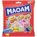 Maoam Stripes Sweets Bags (140g x 4) Multipack - Individually Wrapped Fruit Flavour Chews Share Pack Kids Party Candy - Buy Online on GoSupps.com