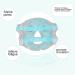 Gel Beads Cooling Face Relieve Fatigue Improve Skin Healthy Reusable Adjustable Cold Face Eye for Head for Arms for Back (Blue) - Buy Online on GoSupps.com