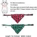 ADOGGYGO Christmas Cat Collar Set: 2 Pack Breakaway Collars with Bell & Removable Bandana - Buy Online on GoSupps.com