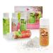 KK Sauna set with salt peeling |KK Sauna infusion set "Altes Land" 4 x 100 ml + 200 g KK Saunas salt "Honey" |Sauna concentrate + sauna peeling salt "honey"