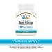 Iron 65 mg Ferrous Sulfate 325 mg Tablets 120 Count Compatible with 21st Century Mineral Supplement Gluten Free Non-GMO + Bonus Pill Organizer Weekly Pill Organizer Mini - Buy Online on GoSupps.com