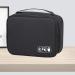 Digital Gadgets Storage Bag Separate Storage Adjustable Portable Data Cable Storage Bag for Home (Black) (Black) - Buy Online on GoSupps.com