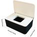 Premium Plastic Wet Wipes Box | Storage Case for Baby Cloth Napkins & Tissues - White Cover on Black - Buy Online on GoSupps.com