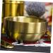 Fomiyes Stainless Steel Foam Dishwasher Shave Cup | Golden Foam Shell for Beard Soap Cream | 9x9x4.9cm - International Shipping Available - Buy Online on GoSupps.com