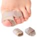 L Size Gel Toe Spacer Separators for Overlapping Toe & Bunion Corrector - Silicone Toe Spacers with Soft Gel Lining for Hallux Pain Relief - 6 Pieces - Buy Online on GoSupps.com