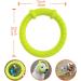 Laroo Dog Frisbee & Fitness Ring - Water Toy for Small Dogs | 18cm Green - Perfect for Summer Training - Buy Online on GoSupps.com