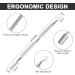 Cuticle Nipper and Double End Cuticle Pusher Tool Stainless Steel Nail Cuticle Remover Cuticle Trimmer Non-Slip Durable Dead Skin Clipper for Fingernails and Toenails Care - Buy Online on GoSupps.com