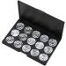 Healvian 3pcs 15 Empty Cosmetic Case Eyeshadow Palette Estuche De Maquillaje Cosmetic Cases for Traveling 1 count (Pack of 1) Silverx3pcs - Buy Online on GoSupps.com