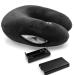 Hooshing neck pillow massager vibrant black for pain relief therapy support of the shoulder tiredness in the car at home and office