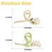 2 Pcs White Lily and Pink French Bell Orchid Flower Hair Clips for Women and Girls - Metal Alloy Hair Accessories - Buy Online on GoSupps.com