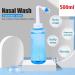 Nose Nasal Wash System Pot Sinus Allergies Relief Rinse Adults Equipment 300/500mL Practical Neti R1L8 Plastic Children Blue Bot - Buy Online on GoSupps.com