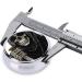 Grim Reaper Round Pill Box - 3 Compartment Decorative Mini Travel Organizer for Vitamins & Medicine - Buy Online on GoSupps.com