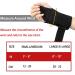 Nucamper Breathable Wrist Wear - Adjustable Wrist Bandage for Men & Women | L/XL Right-Handed Black | Arthritis & Tendinitis Relief - Buy Online on GoSupps.com