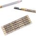 MUSISALY 2pcs Long Lasting Eyebrow Pencils Leopard Eyeliner Pencil Eyebrow Brush for Women Puff Head Wooden 1 count (Pack of 1) As Shown - Buy Online on GoSupps.com